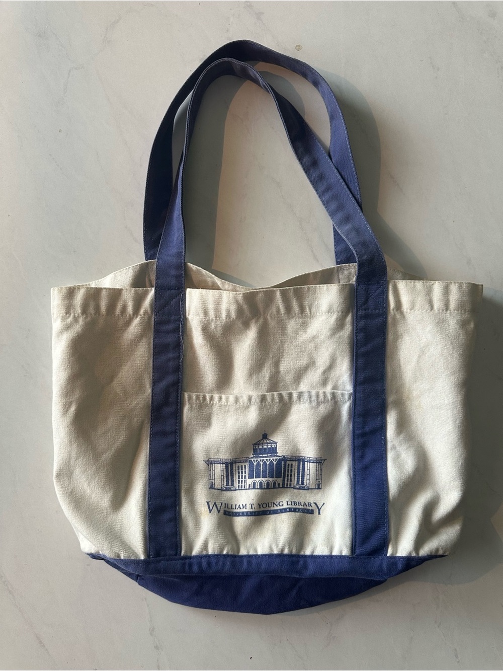 William T. Young Library University of Kentucky vintage tote bag